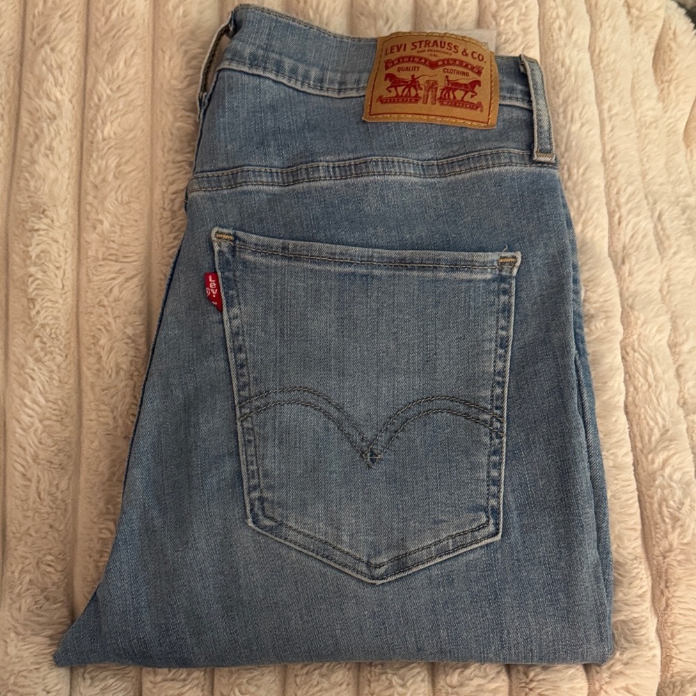 Levi's Light Blue Five-Pocket Denim Jeans
